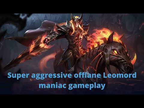 R. I. P Savage Again!! Super aggressive offlane leomord gameplay|| Global Leomord||