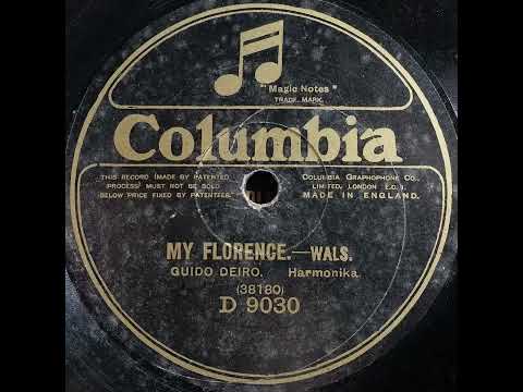 Columbia D 9030 Guido Deiro My Florence 1920s