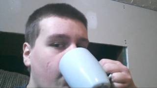 Drink an orange juice. And say what the fuck.