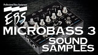 Video thumbnail for EBS MicroBass 3 - sound samples by SaimoN