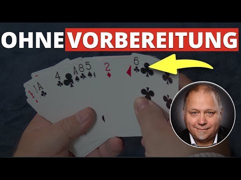 Der EINFACHSTE Kartentrick für Anfänger 🎩✨ Ohne Vorbereitung!