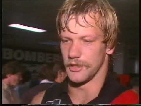 1984 - Paul Vander Haar post match interview vs Geelong
