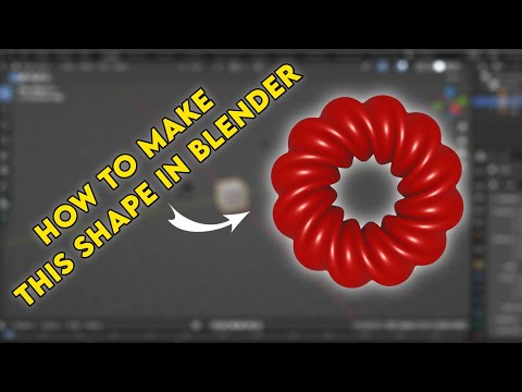 How to make this Shape in Blender | Blender Tutorial