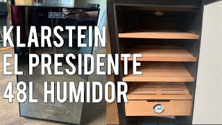 Klarstein El presidente 48l humidor | Blue light cigars