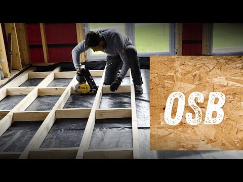 Zrobiłem podłogę z OSB na legarach 😎 | Pokazuję krok po kroku | ASMR