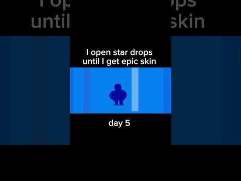 I open star drops until I get epic skin (Day 5) (first legendary) #brawlstars #subscribe #supercell