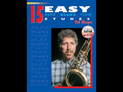 15 Easy Jazz Blues Funk Etudes (Eb Instruments) - Bob Mintzer