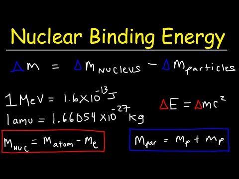 Nuclear Binding Energy Per Nucleon & Mass Defect Problems - Nuclear Chemistry