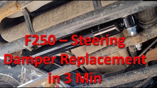 2017-2024 Ford F-250 & F-350 Steering Damper: Fixing the 'Death Wobble