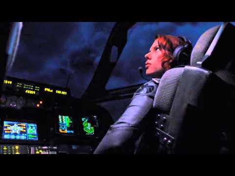 Captain America, Iron Man, and Thor on the Quinjet