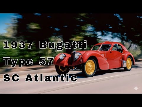 1936 Bugatti Type 57SC Atlantic – The World’s Most Expensive Car! 💎