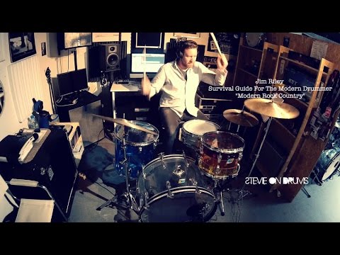 Jim Riley  "Modern Rock Country" - SURVIVAL GUIDE FOR THE MODERN DRUMMER