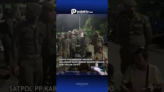 SATPOL PP SIDOARJO RAZIA WARUNG REMANG-REMANG, PULUHAN BOTOL MIRAS DIAMANKAN