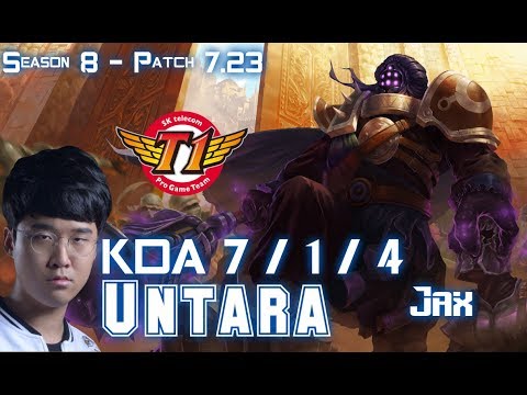 SKT T1 Untara JAX vs SHEN Top - Patch 7.23 KR Ranked