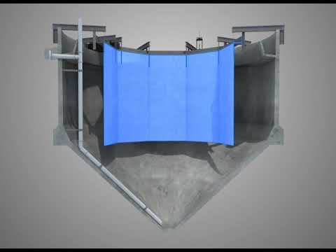 Очистные сооружения - радиальные отстойники