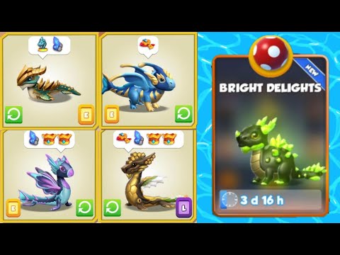 New FISHY DRAGONS + BRIGHT DELIGHTS Revamped Dragon's Delight Event! - DML #1588