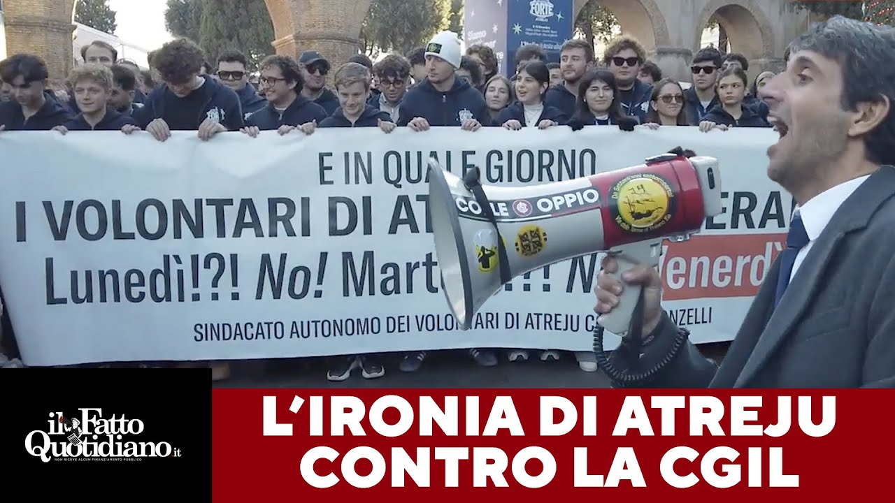 Atreju vs CGIL. Donzelli: “Con noi non sono arrivati i sabati di Mussolini ma i venerdì di Landini”
