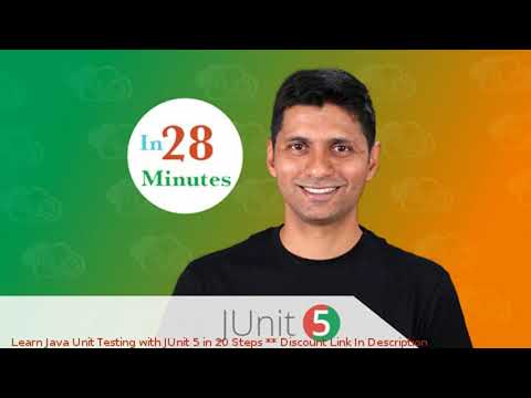 Learn Java Unit Testing with JUnit 5 in 20 Steps coupon - udemy discount