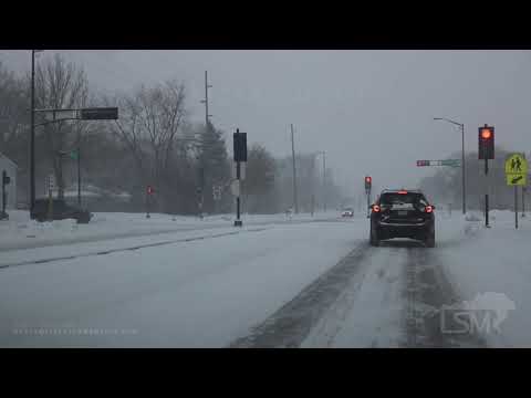 02-09-20 Madison, Wisconsin Heavy Snowfall and Dangerous Travel