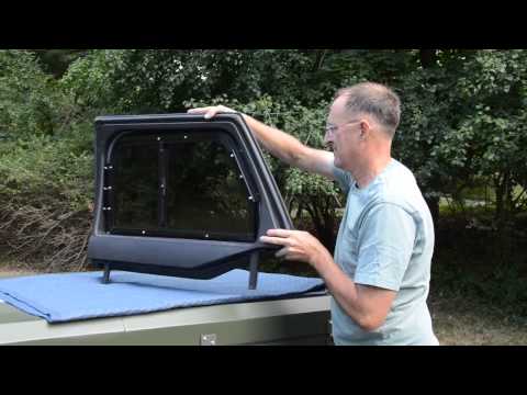 Jeep Wrangler JK and JKU Half Door Prototype Sliders for Wrangler model 2007 thru 2016