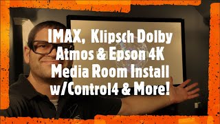IMAX, 5.1.2 Dolby Atmos w/Klipsch, & Epson 4K Media Room, Control4 & More - Prosper, TX!