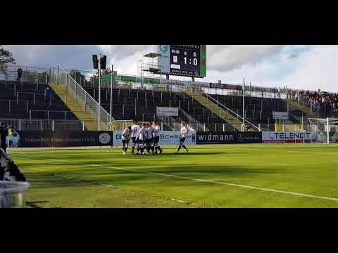 Tor für den VfR im Derby: VfR Aalen - SSV Ulm 1846 2:2 [Ostwürttemberg-Derby]