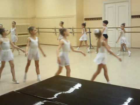very first steps in Academy of Russian Ballet (preparatory class)