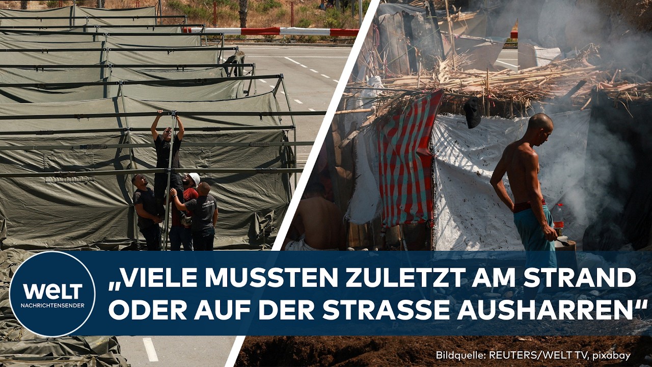 CEUTA: Lage bleibt angespannt! Spanien baut riesiges Zeltlager für Migranten