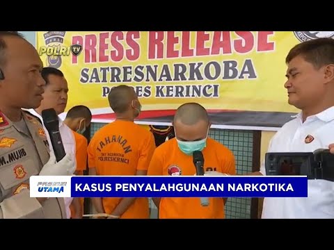 POLRES KERINCI AMANKAN OKNUM HONORER SATPOL PP EDARKAN NARKOTIKA