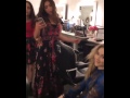 Rowan Blanchar And Sabrina Carpenter Dancing Behind The Scenes