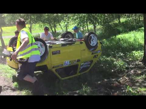 Dachowanie Goryczka-Hess 1 Rajd Skoczowsko-Ochabski 126p