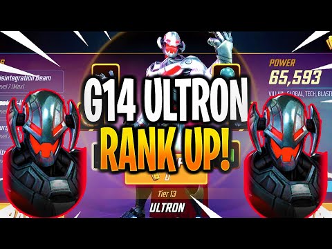 *NEW* G14 ULTRON RANK UP & GAMEPLAY! - MARVEL Strike Force - MSF