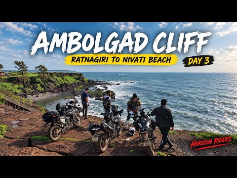 Ratnagiri to Nivati beach Day -3 || Surat to Kokan ||Ambolgad Cliff