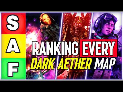Ranking EVERY Dark Aether Zombies Map from WORST to BEST! (All MODERN Zombies COD Zombies Maps)