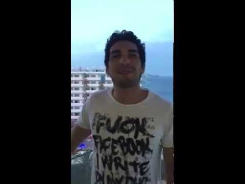 Leandro Da Silva saluta gli amici del Primo Maggio di Latina