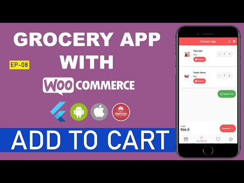  Flutter Grocery App WordPress WooCommerce Series  EP 08 Add to Cart