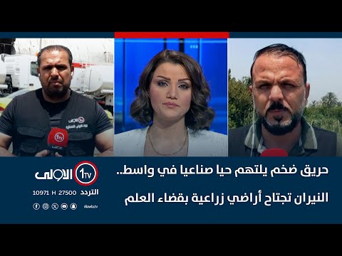 فيديو | حريق ضخم يلتهم حيا صناعيا في واسط.. النيران تجتاح أراضي زراعية بقضاء العلم