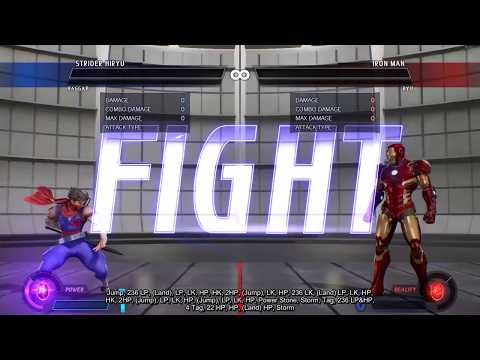 It's exactly 9,000 (Strider/Haggar Powerstone Combo)