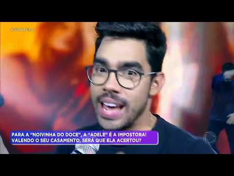 Gabriel Diniz canta O Nome Dela é Jenifer no palco do Hora do Faro