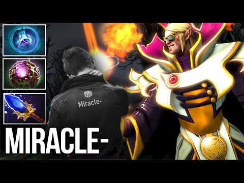 9.5k MMR Miracle- Invoker Tryhard Practice for TI7 - Dota 2