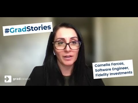 #GradStories Camelia Farcas, Software Engineer at Fidelity Investments.