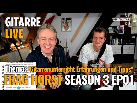 GUTEN Gitarrenunterricht finden: Darauf musst du achten! | Frag Horst Q&A S3 E01