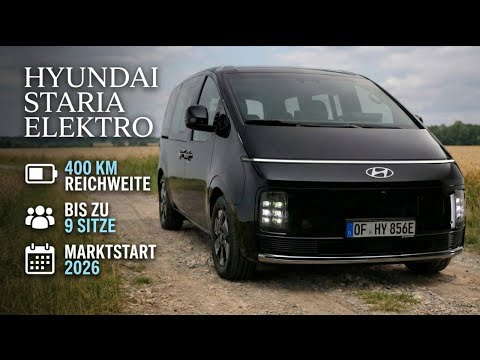 So viel Platz bietet der neue 2026 Hyundai Staria Elektro