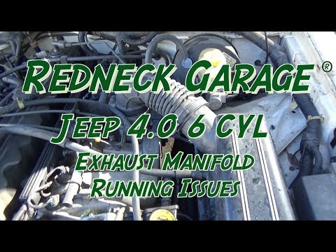Jeep 4.0 Exhaust Manifold and Running Issues Repair