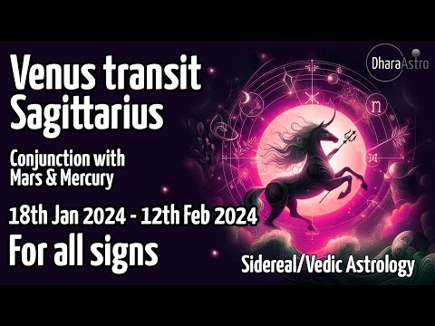 , title : 'Venus transit in Sagittarius | January 18, 2024 | Vedic Astrology Predictions #astrology'