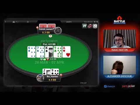 🔴Chess & Poker CHALLENGE Haxton & Grischuk VS Leonard & Svidler | Battle of the Minds | partypoker