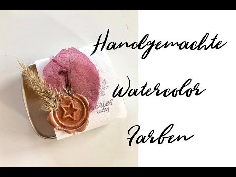handgemachte Watercolor Farben in Minipalette | New in | Shopempfehlung