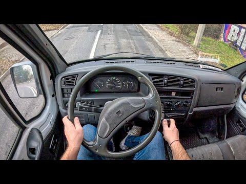 1995 Fiat Ducato II [2.5 TDI 116HP] |0-100| POV Test Drive #1940 Joe Black