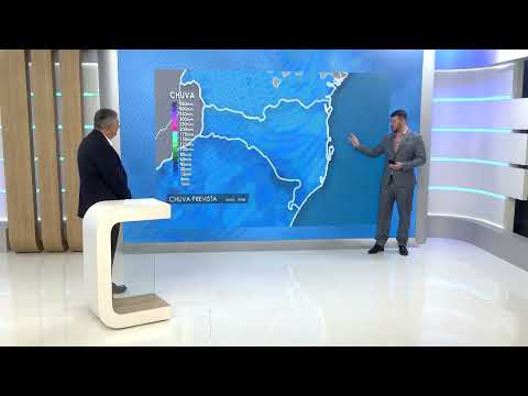 Chuva deve atingir o estado de Santa Catarina