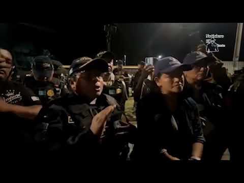 Bloqueo nocturno por combustibles paraliza ruta al Pacífico en San Vicente Pacaya